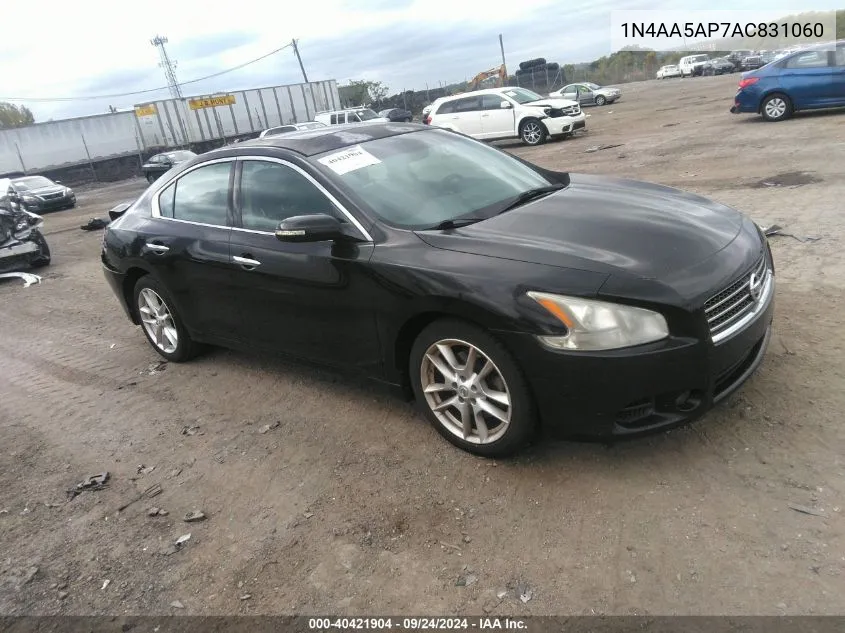 1N4AA5AP7AC831060 2010 Nissan Maxima 3.5 Sv