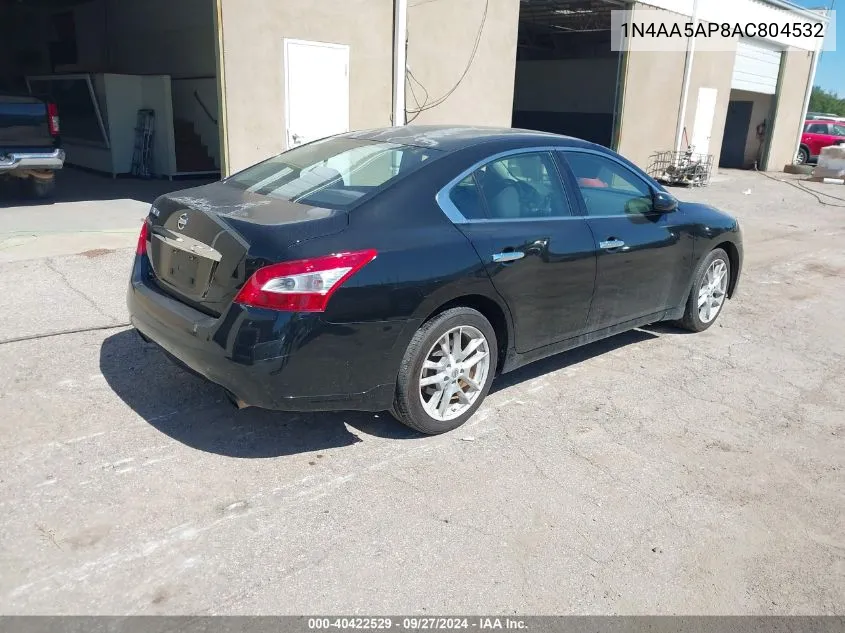 1N4AA5AP8AC804532 2010 Nissan Maxima 3.5 S