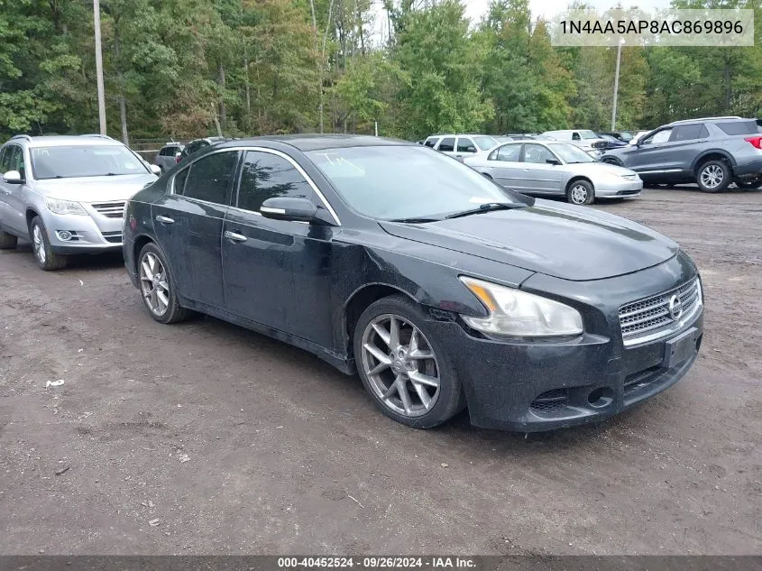 2010 Nissan Maxima 3.5 Sv VIN: 1N4AA5AP8AC869896 Lot: 40452524