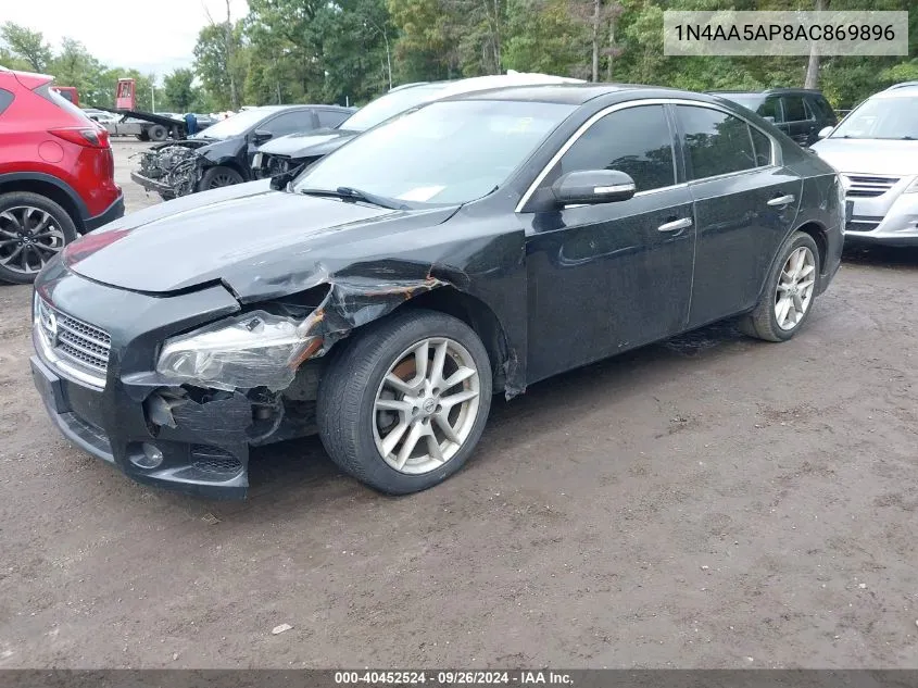 1N4AA5AP8AC869896 2010 Nissan Maxima 3.5 Sv