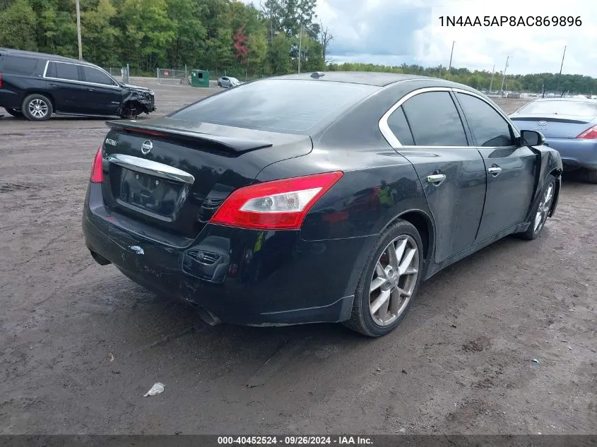 1N4AA5AP8AC869896 2010 Nissan Maxima 3.5 Sv