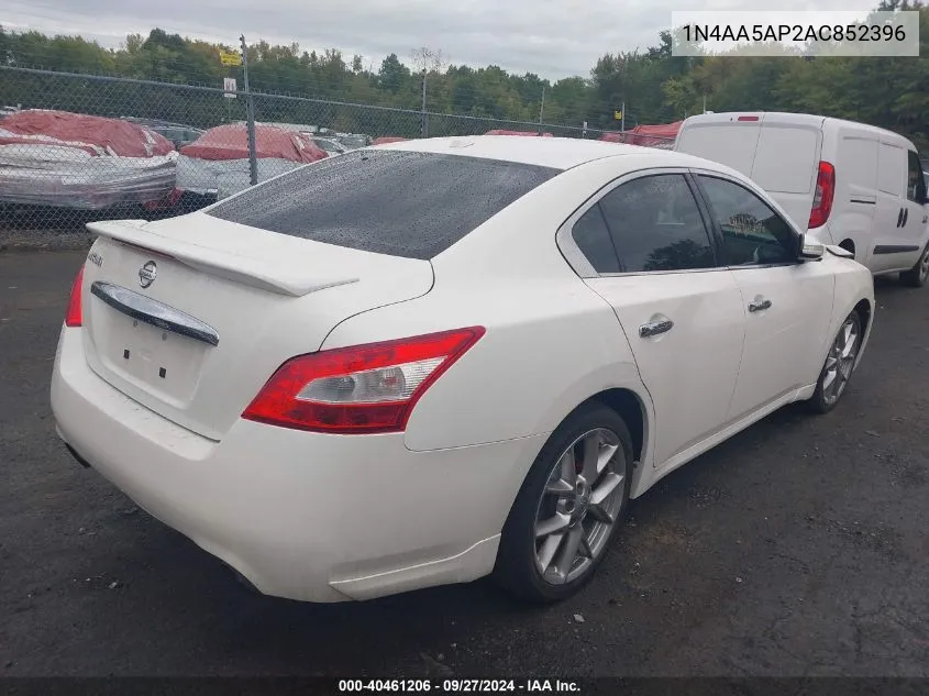 1N4AA5AP2AC852396 2010 Nissan Maxima 3.5 Sv