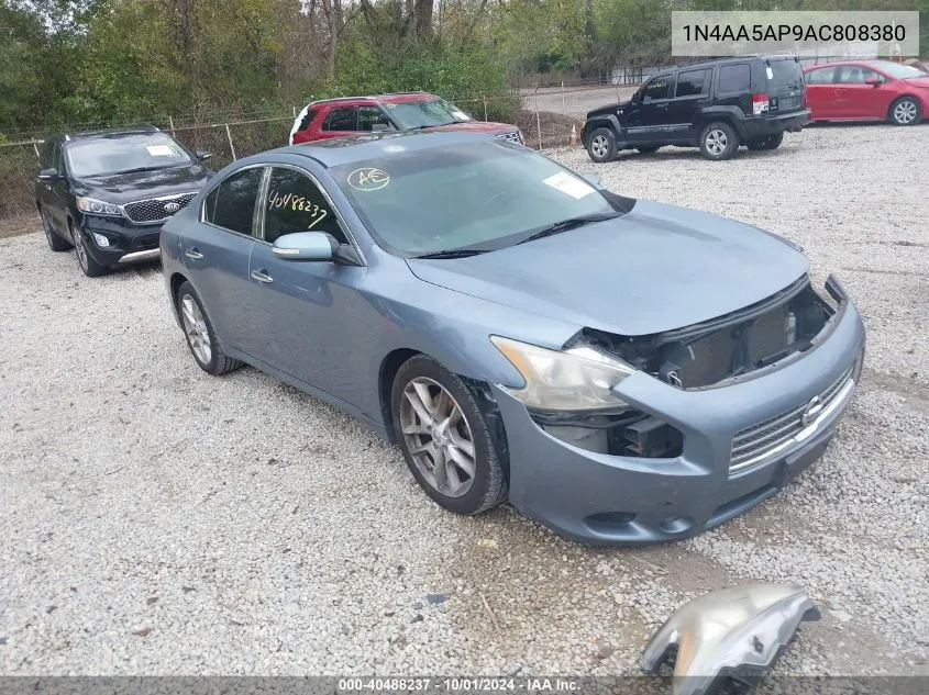 2010 Nissan Maxima 3.5 Sv VIN: 1N4AA5AP9AC808380 Lot: 40488237