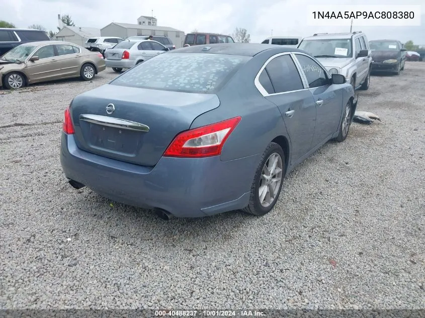 2010 Nissan Maxima 3.5 Sv VIN: 1N4AA5AP9AC808380 Lot: 40488237