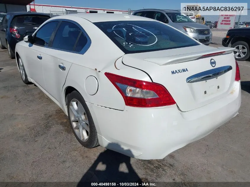 1N4AA5AP8AC836297 2010 Nissan Maxima 3.5 Sv