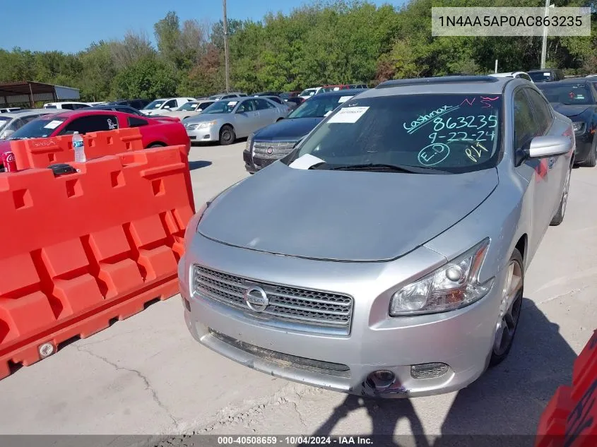 1N4AA5AP0AC863235 2010 Nissan Maxima S/Sv