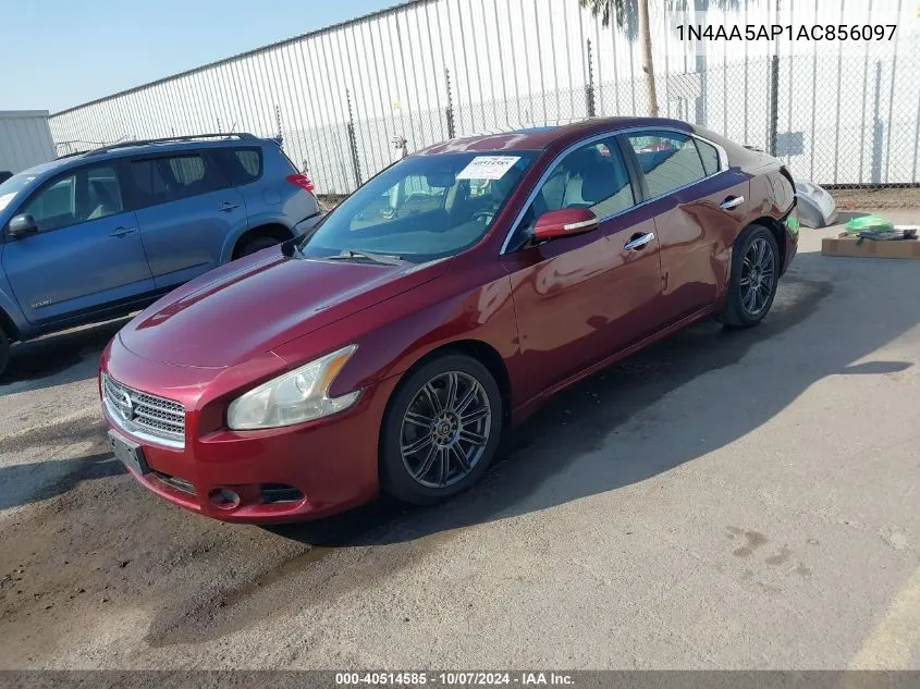 1N4AA5AP1AC856097 2010 Nissan Maxima S/Sv