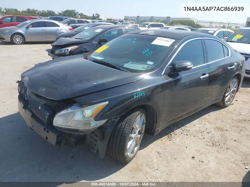 2010 Nissan Maxima 3.5 Sv VIN: 1N4AA5AP7AC866939 Lot: 40516089