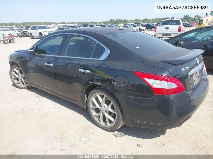 1N4AA5AP7AC866939 2010 Nissan Maxima 3.5 Sv