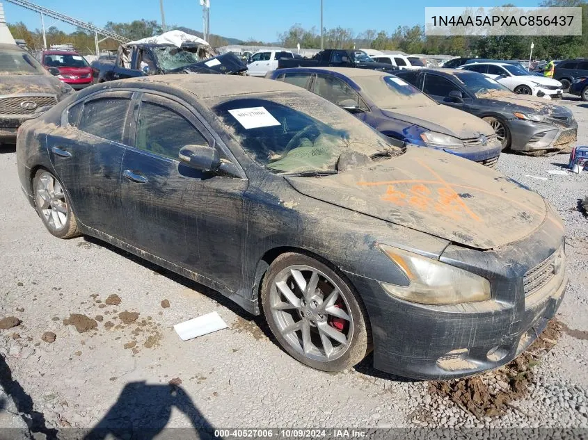 2010 Nissan Maxima 3.5 Sv VIN: 1N4AA5APXAC856437 Lot: 40527006