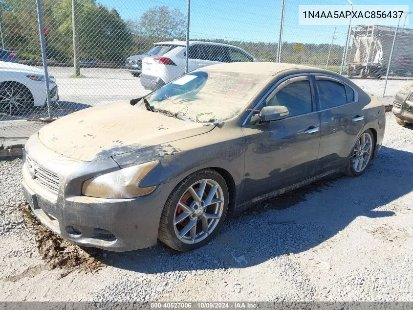 2010 Nissan Maxima 3.5 Sv VIN: 1N4AA5APXAC856437 Lot: 40527006