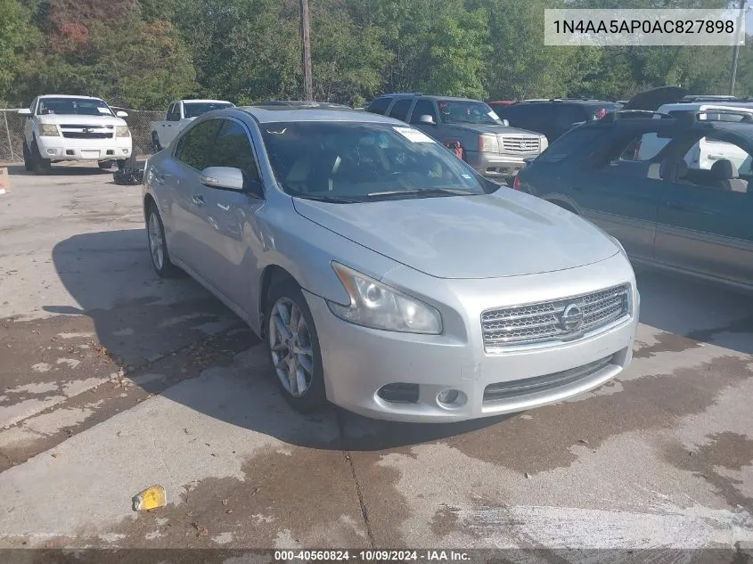 1N4AA5AP0AC827898 2010 Nissan Maxima 3.5 Sv