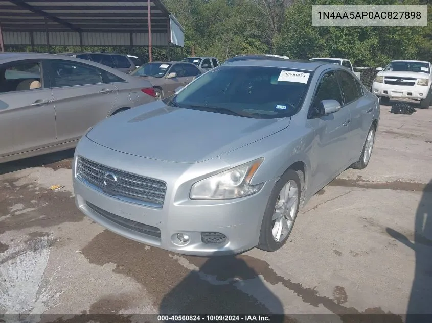 1N4AA5AP0AC827898 2010 Nissan Maxima 3.5 Sv