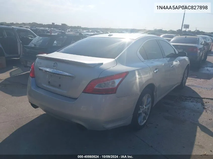 1N4AA5AP0AC827898 2010 Nissan Maxima 3.5 Sv