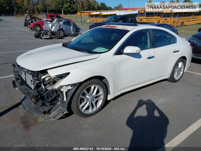 2010 Nissan Maxima 3.5 Sv VIN: 1N4AA5AP0AC834656 Lot: 40622143