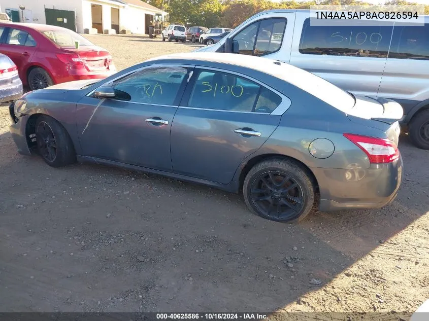 2010 Nissan Maxima 3.5 Sv VIN: 1N4AA5AP8AC826594 Lot: 40625586