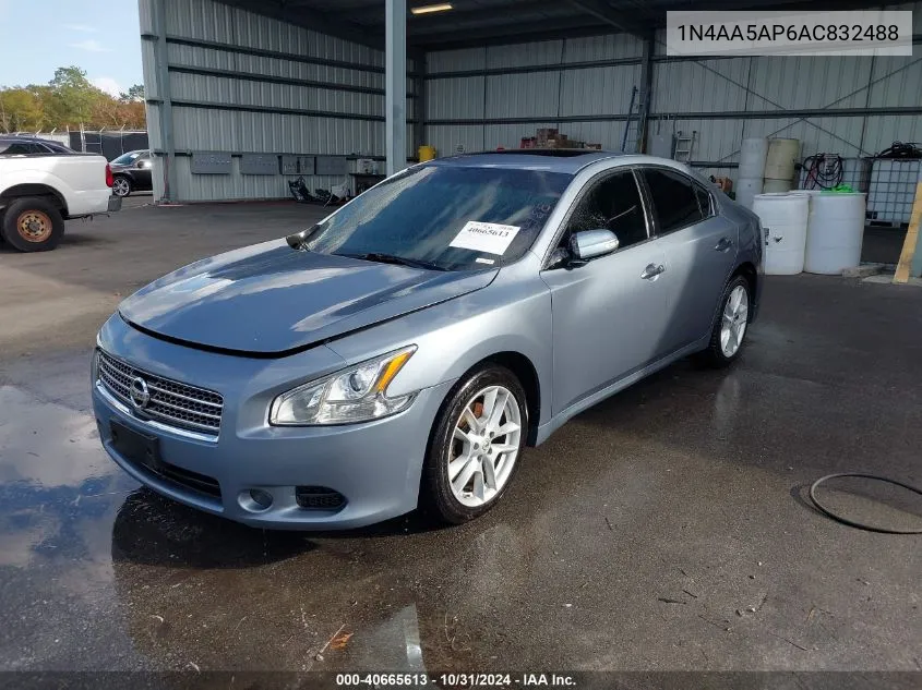 2010 Nissan Maxima 3.5 Sv VIN: 1N4AA5AP6AC832488 Lot: 40665613