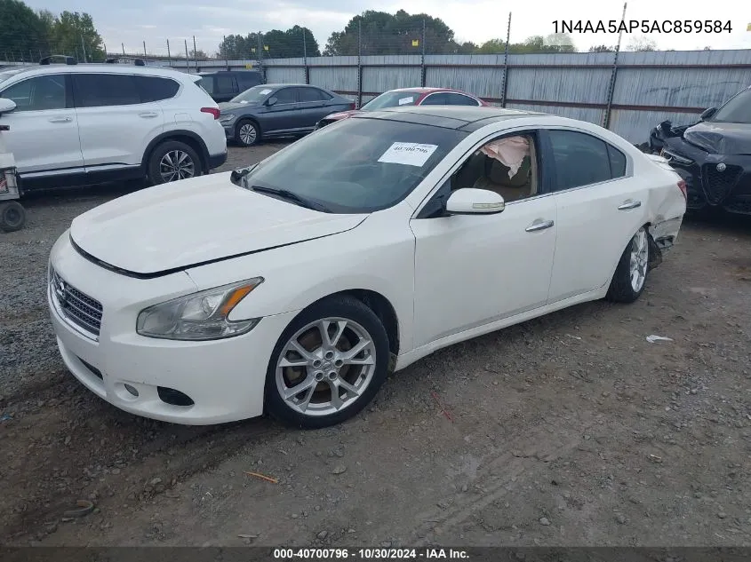 1N4AA5AP5AC859584 2010 Nissan Maxima 3.5 Sv