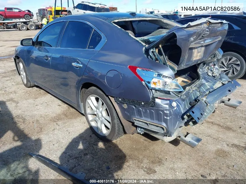 2010 Nissan Maxima 3.5 Sv VIN: 1N4AA5AP1AC820586 Lot: 40813176