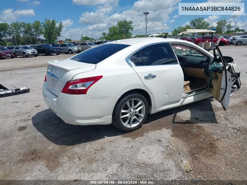 1N4AA5AP3BC844826 2011 Nissan Maxima 3.5 Sv