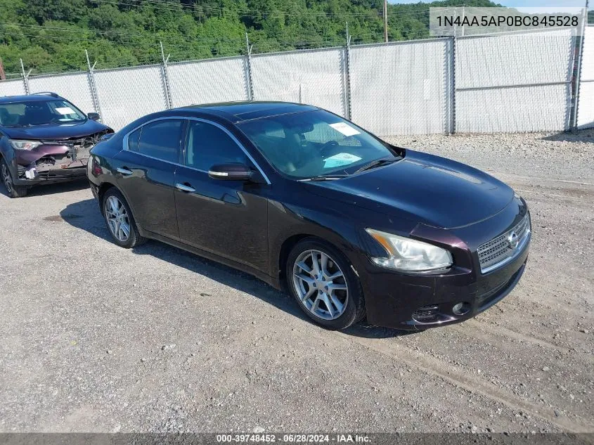 2011 Nissan Maxima 3.5 Sv VIN: 1N4AA5AP0BC845528 Lot: 39748452