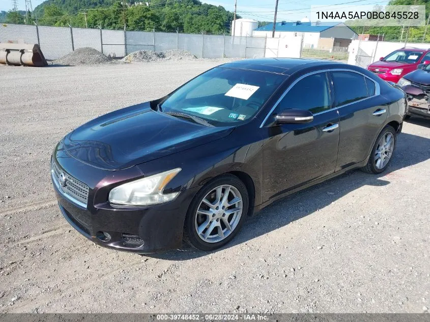 2011 Nissan Maxima 3.5 Sv VIN: 1N4AA5AP0BC845528 Lot: 39748452