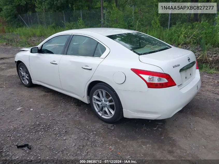 1N4AA5APXBC827277 2011 Nissan Maxima 3.5 S