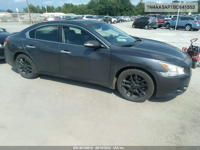 1N4AA5AP1BC841553 2011 Nissan Maxima 3.5 Sv