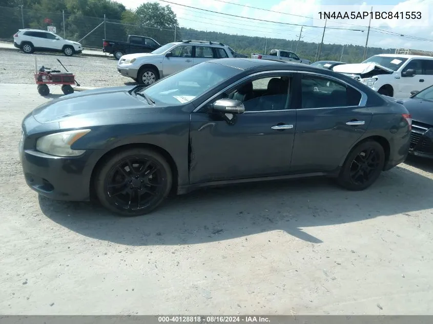 1N4AA5AP1BC841553 2011 Nissan Maxima 3.5 Sv