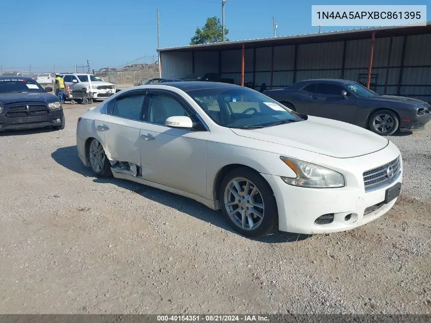 2011 Nissan Maxima S/Sv VIN: 1N4AA5APXBC861395 Lot: 40154351