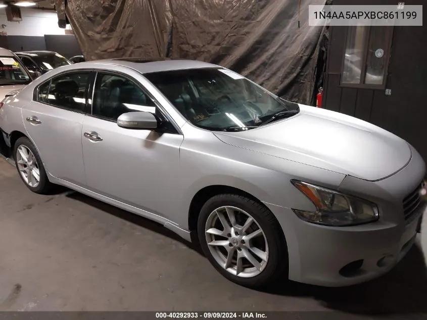 2011 Nissan Maxima 3.5 Sv VIN: 1N4AA5APXBC861199 Lot: 40292933