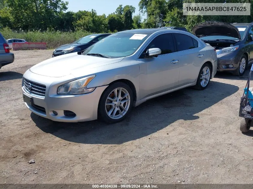 1N4AA5AP8BC847625 2011 Nissan Maxima 3.5 Sv