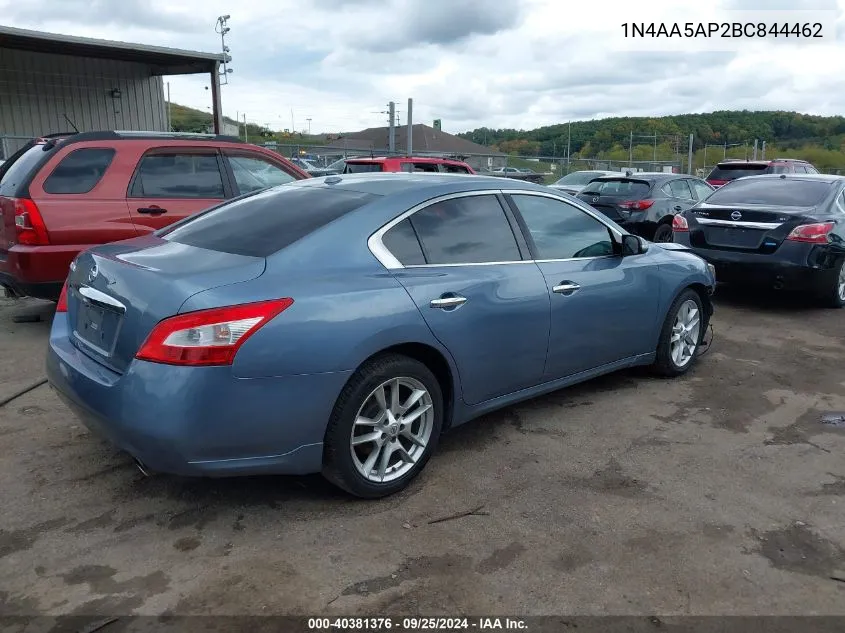 1N4AA5AP2BC844462 2011 Nissan Maxima 3.5 Sv