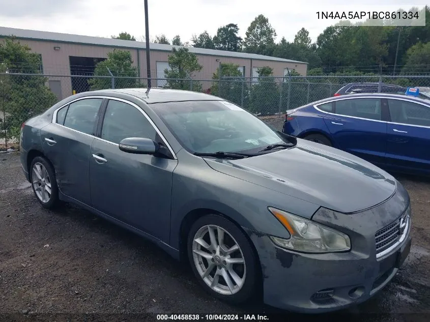 2011 Nissan Maxima 3.5 Sv VIN: 1N4AA5AP1BC861334 Lot: 40458538