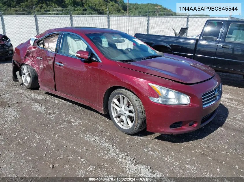 2011 Nissan Maxima 3.5 Sv VIN: 1N4AA5AP9BC845544 Lot: 40484470