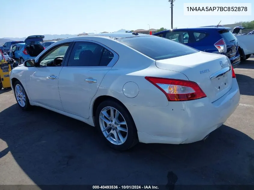 1N4AA5AP7BC852878 2011 Nissan Maxima 3.5 Sv