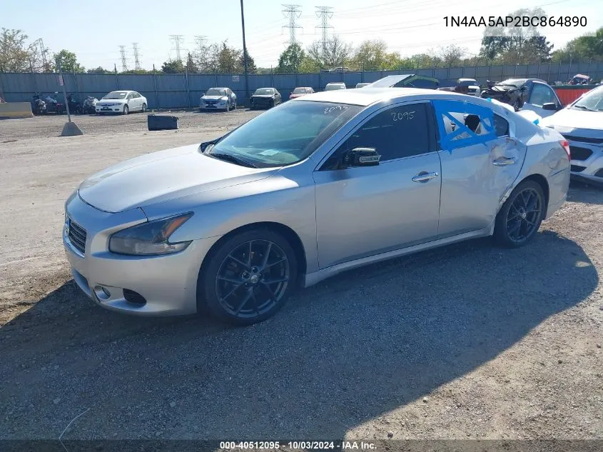 1N4AA5AP2BC864890 2011 Nissan Maxima 3.5 Sv