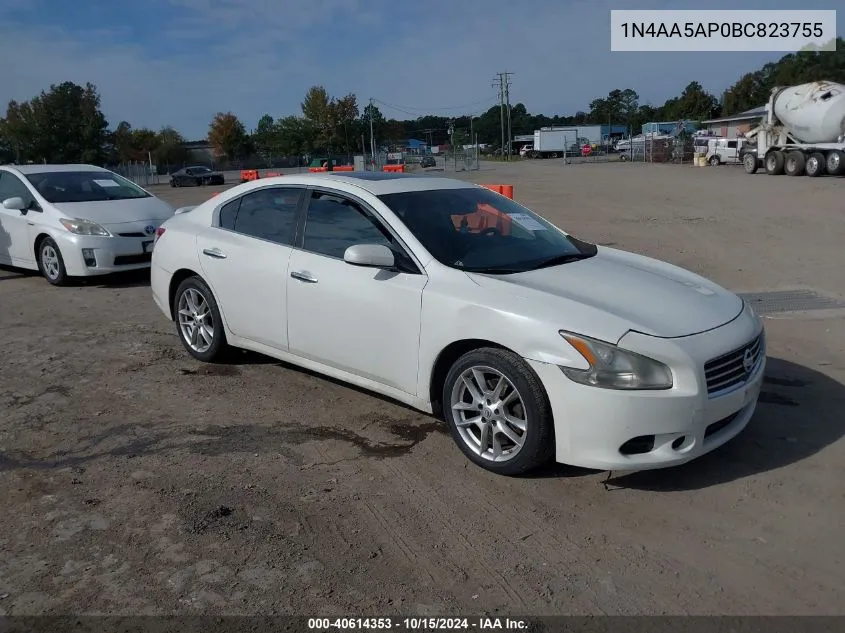 2011 Nissan Maxima 3.5 S VIN: 1N4AA5AP0BC823755 Lot: 40614353