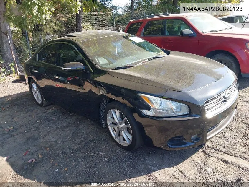 2011 Nissan Maxima 3.5 Sv VIN: 1N4AA5AP2BC820128 Lot: 40653943