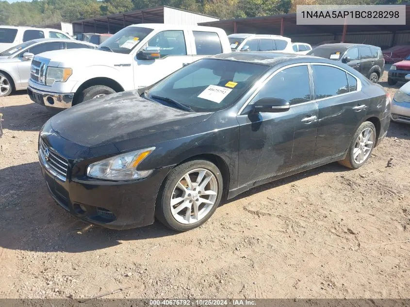 2011 Nissan Maxima 3.5 Sv VIN: 1N4AA5AP1BC828298 Lot: 40675792