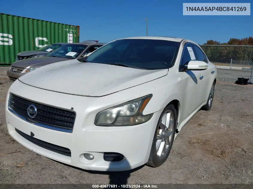 1N4AA5AP4BC841269 2011 Nissan Maxima 3.5 Sv