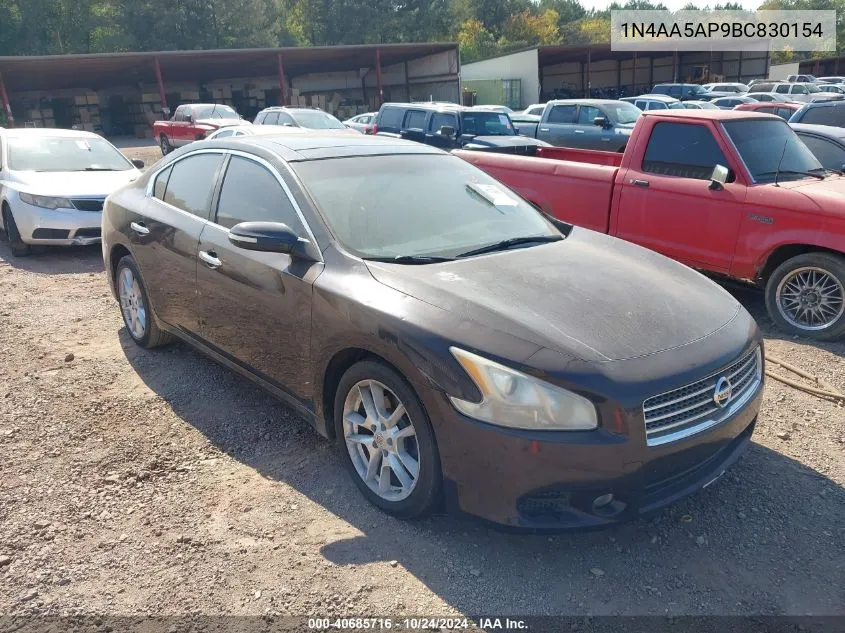 2011 Nissan Maxima 3.5 Sv VIN: 1N4AA5AP9BC830154 Lot: 40685716