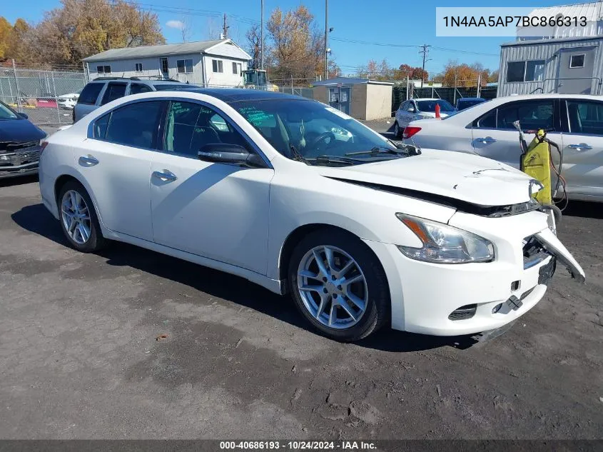 2011 Nissan Maxima S/Sv VIN: 1N4AA5AP7BC866313 Lot: 40686193