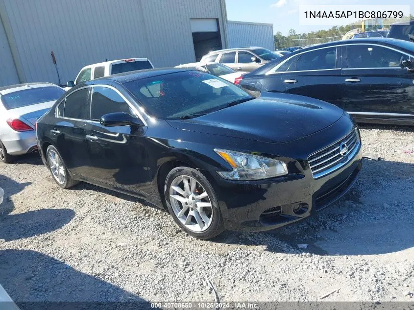 1N4AA5AP1BC806799 2011 Nissan Maxima 3.5 S