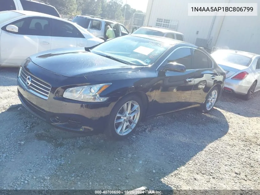 1N4AA5AP1BC806799 2011 Nissan Maxima 3.5 S