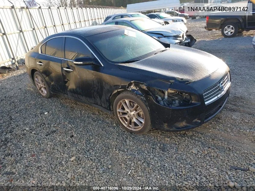 1N4AA5AP4BC837142 2011 Nissan Maxima 3.5 Sv