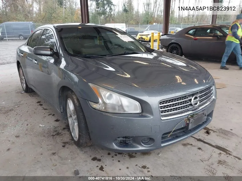 1N4AA5AP1BC823912 2011 Nissan Maxima 3.5 S