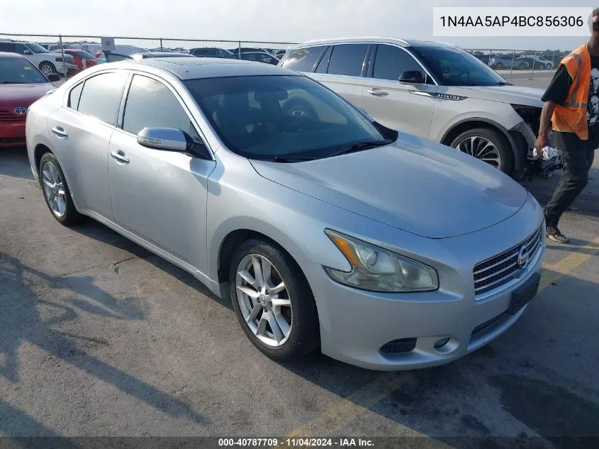 2011 Nissan Maxima 3.5 Sv VIN: 1N4AA5AP4BC856306 Lot: 40787709