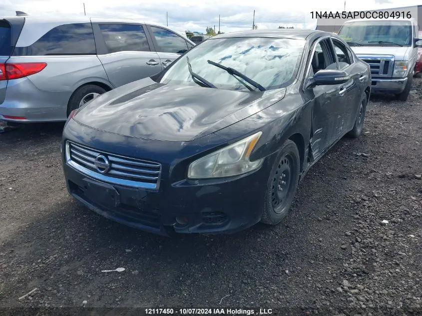 1N4AA5AP0CC804916 2012 Nissan Maxima