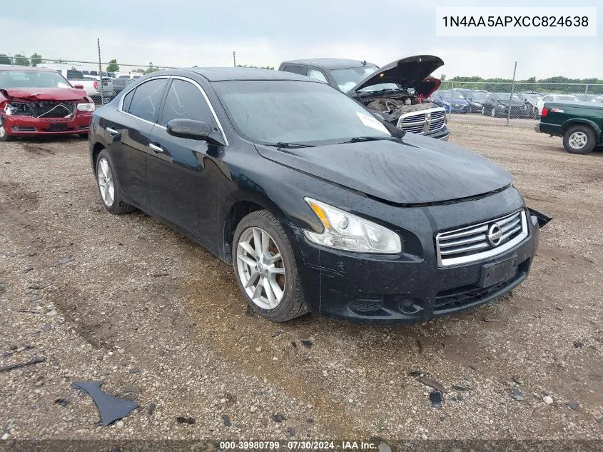 2012 Nissan Maxima 3.5 S VIN: 1N4AA5APXCC824638 Lot: 39980799